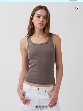 GAP Rib Scoop Tank Top
